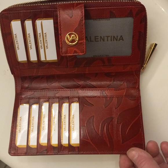 Valentina wallet, red - Picture 2 of 3